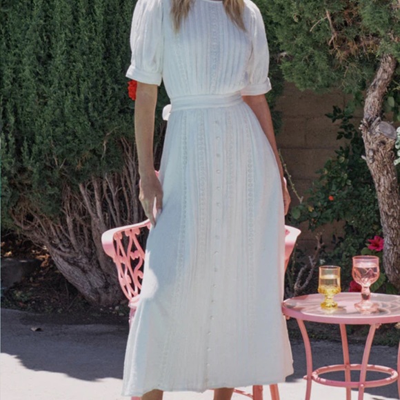 Spell Jolene Lace Cut Out MIDI - Picture 3 of 9